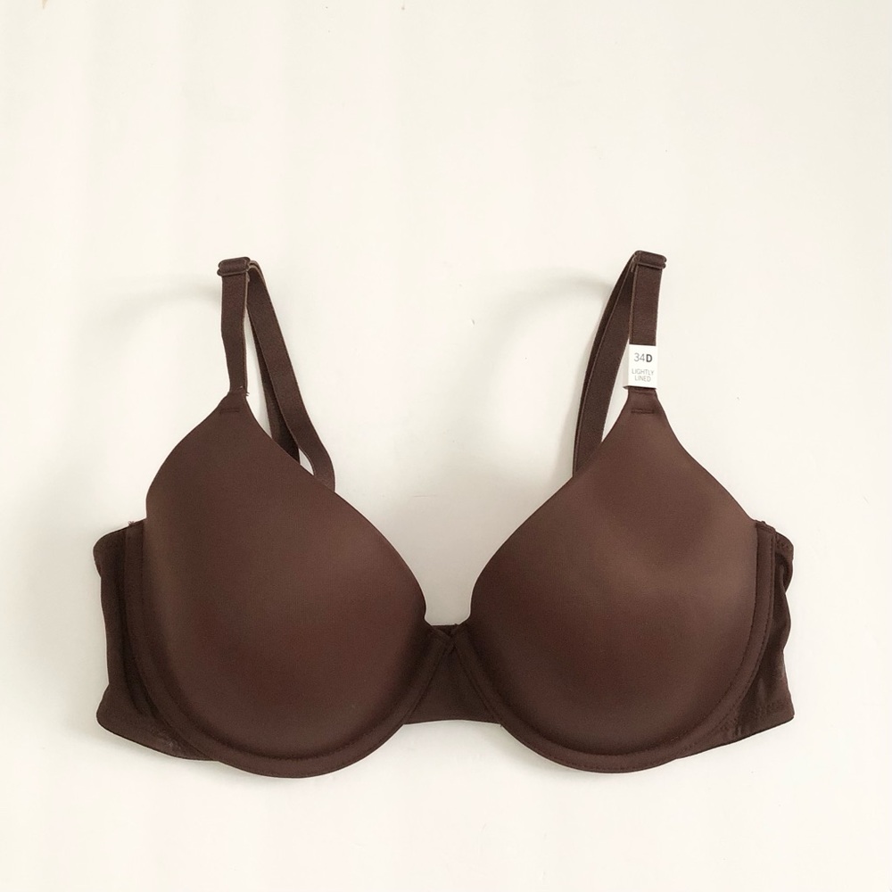 Victoria’s Secret PINK Lined T-Shirt Bra Brown 34D